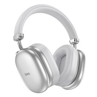 Бездротові Bluetooth навушники Hoco W35 Max Auspicious ANC noise reduction BT 5.4 Silver
